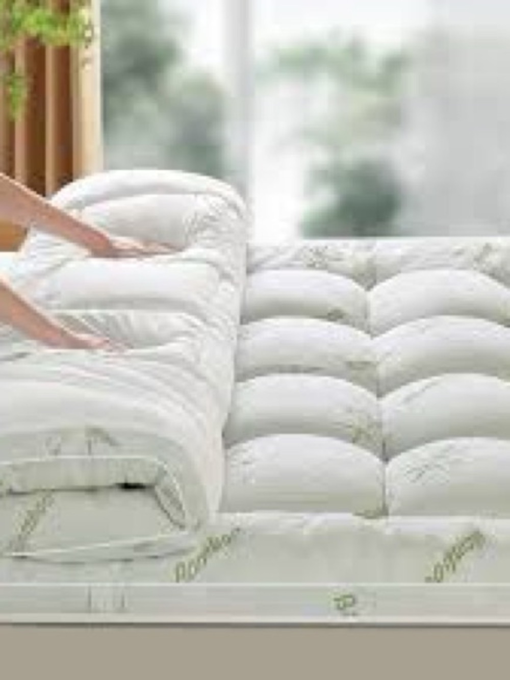 LIANLAM Bambu Mattress Topper Twin XL Deep Pocket EUC